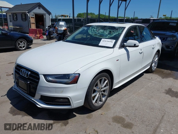 2014 Audi A4 Premium Plus with VIN WAUEFAFL2EA076247, listed as a IAAI auction lot 42134356 with 92,739 mi miles and . Bid and sale history available at DreamBid. Image 19.