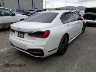 2020 BMW 7 Series 740i with VIN WBA7T2C01LGF96616, listed as a Copart auction lot 66216682 with 47,310 mi miles. Bid and sale history available at carsss.com. Image 4.