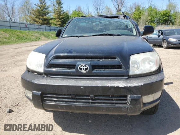 2004 Toyota 4Runner SR5 with VIN JTEBU14R948023114, listed as a Copart auction lot 56295725 with 190,104 mi miles and Clean title. Bid and sale history available at DreamBid. Image 5.