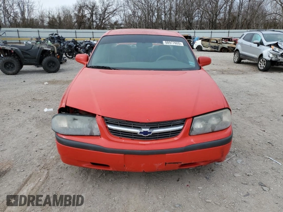 2000 Chevrolet Impala with VIN 2G1WF55K2Y9180897, listed as a Copart auction lot 88977655 with Not provided miles and Salvage title. Bid and sale history available at DreamBid. Image 5.