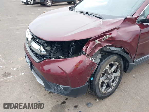 2017 Honda CR-V EX with VIN 2HKRW2H51HH664212, listed as a IAAI auction lot 41830771 with 77,377 mi miles. Bid and sale history available at carsss.com. Image 6.