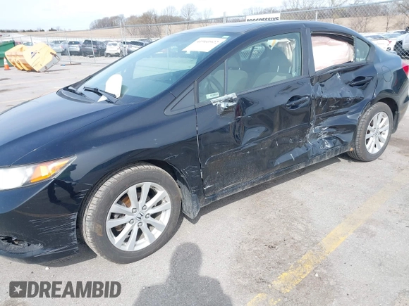 2012 Honda Civic EX with VIN JHMFB2F84CS002015, listed as a IAAI auction lot 41960922 with 188,152 mi miles and . Bid and sale history available at DreamBid. Image 6.
