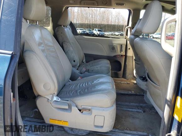 2012 Toyota Sienna XLE with VIN 5TDDK3DC4CS030461, listed as a Copart auction lot 49670925 with 169,836 mi miles and Salvage Title. Bid and sale history available at carsss.com. Image 11.