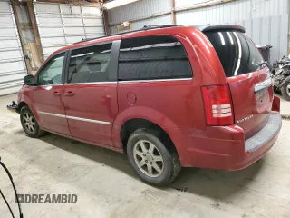 2010 Chrysler Town & Country Touring with VIN 2A4RR5D1XAR229185, listed as a Copart auction lot 47168355 with 0 mi miles and Salvage Title. Bid and sale history available at carsss.com. Image 2.