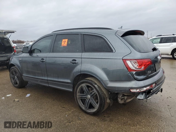 2012 Audi Q7 3.0T S line with VIN WA1DGAFE8CD002351, listed as a Copart auction lot 86126754 with 108,138 mi miles and Salvage Title. Bid and sale history available at carsss.com. Image 2.