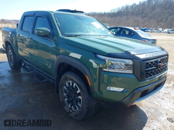 2023 Nissan Frontier Pro-4X z VIN 1N6ED1EK2PN615718, wystawiony jako IAAI lot #41739218 z przebiegiem 19 875 mil mil oraz . Historia ofert i sprzedaży dostępna na DreamBid. Obrazek 1.