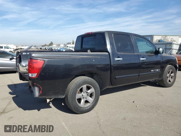 2005 Nissan Titan SE with VIN 1N6AA07A75N511728, listed as a Copart auction lot 42618055 with 113,210 mi miles and Salvage Title. Bid and sale history available at DreamBid. Image 3.
