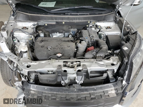 2021 Mitsubishi Outlander SE with VIN JA4APVAUXMU025835, listed as a Copart auction lot 50597345 with 86,866 mi miles and Salvage title. Bid and sale history available at DreamBid. Image 11.