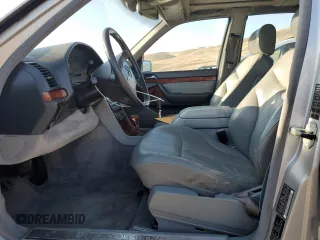 1999 Mercedes-Benz S-Class with VIN WDBGA32G9XA406384, listed as a Copart auction lot 50793405 with 342,749 mi miles and Clean Title. Bid and sale history available at carsss.com. Image 7.