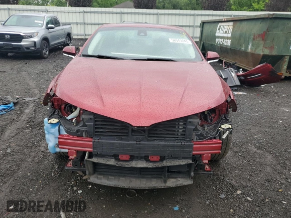 2014 Lincoln MKZ with VIN 3LN6L2JK7ER834055, listed as a Copart auction lot 58043045 with 56,010 mi miles and Salvage title. Bid and sale history available at DreamBid. Image 5.