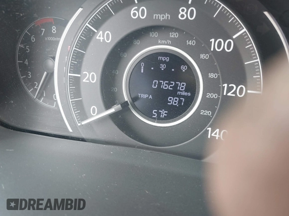 2016 Honda CR-V EX with VIN 2HKRM4H5XGH722785, listed as a IAAI auction lot 42011890 with 76,278 mi miles and . Bid and sale history available at DreamBid. Image 15.