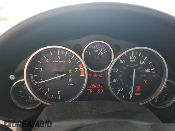 2009 Mazda MX-5 Miata Grand Touring with VIN JM1NC26F190204839, listed as a Copart auction lot 54161955 with 88,821 mi miles and Salvage title. Bid and sale history available at DreamBid. Image 9.