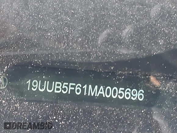 2021 Acura TLX Advance with VIN 19UUB5F61MA005696, listed as a IAAI auction lot 41788051 with Not Provided miles and . Bid and sale history available at DreamBid. Image 17.