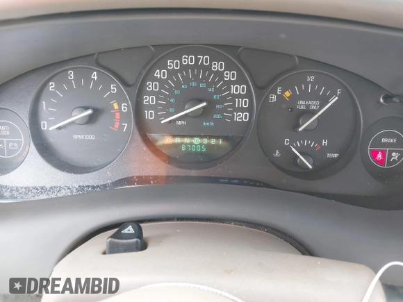 1997 Buick Regal LS with VIN 2G4WB52K2V1459229, listed as a IAAI auction lot 41357827 with 87,005 mi miles. Bid and sale history available at carsss.com. Image 7.