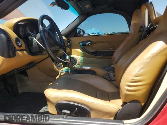 2001 Porsche Boxster with VIN WP0CA29851U623400, listed as a Copart auction lot 62940895 with 102,734 mi miles and Salvage title. Bid and sale history available at DreamBid. Image 7.