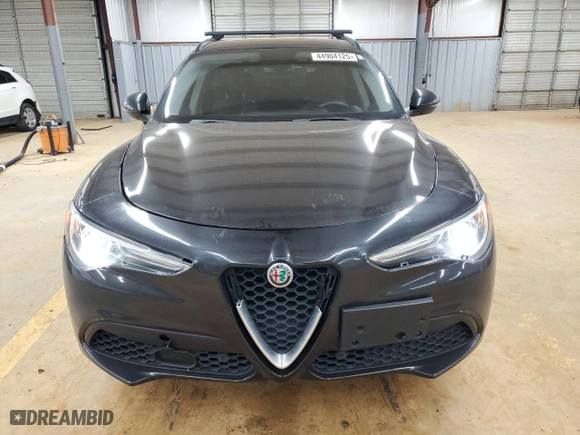 2018 Alfa Romeo Stelvio Sport with VIN ZASFAKPN8J7B63421, listed as a Copart auction lot 44904125 with 120,651 mi miles and Salvage Title. Bid and sale history available at carsss.com. Image 5.