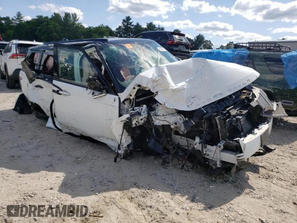 2020 Land Rover Range Rover Autobiography with VIN SALGV5SEXLA586171, listed as a Copart auction lot 63666924 with Not provided miles and Salvage title. Bid and sale history available at DreamBid. Image 4.