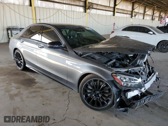 2020 Mercedes-Benz C 43 AMG z VIN W1KWF6EB1LR596280, wystawiony jako Copart lot #52338545 z przebiegiem 87 411 mil mil oraz Szkoda całkowita • Salvage title. Historia ofert i sprzedaży dostępna na DreamBid. Obrazek 4.