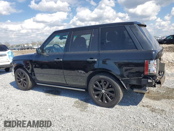 2011 Land Rover Range Rover SC Autobiography with VIN SALMP1E47BA342663, listed as a Copart auction lot 43951195 with 205,393 mi miles and Salvage title. Bid and sale history available at DreamBid. Image 2.