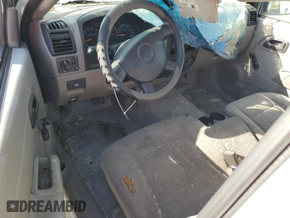 2006 GMC Canyon Work Truck with VIN 1GTCS148768285500, listed as a Copart auction lot 76156584 with 0 mi miles and Salvage Title. Bid and sale history available at carsss.com. Image 8.
