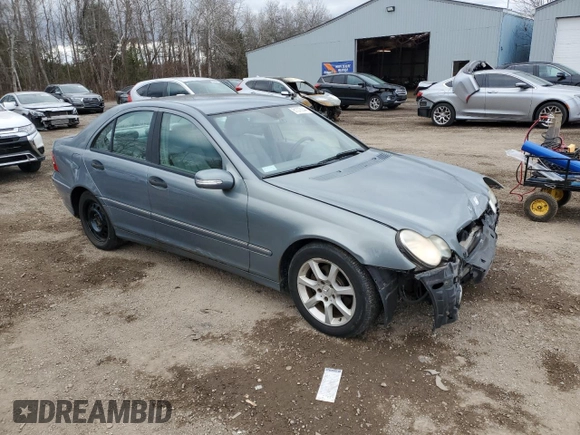 2006 Mercedes-Benz C 230 Sport with VIN WDBRF52J36F740543, listed as a Copart auction lot 81378044 with 236,262 mi miles and Salvage Title. Bid and sale history available at carsss.com. Image 4.