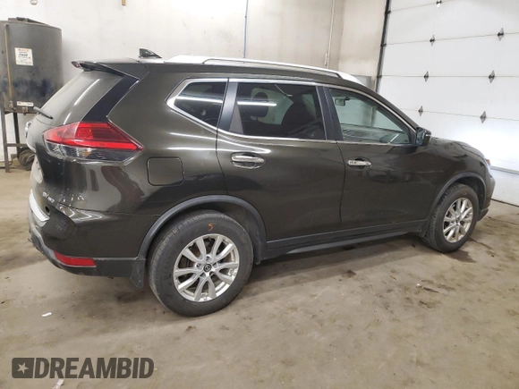 2017 Nissan Rogue SV with VIN KNMAT2MV7HP594800, listed as a Copart auction lot 41645625 with 135,612 mi miles and Salvage Title. Bid and sale history available at DreamBid. Image 3.