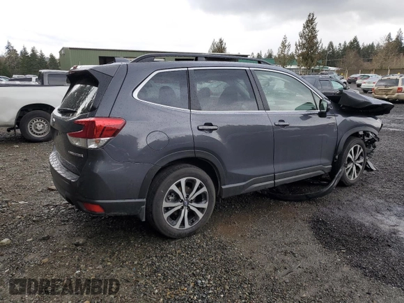 2021 Subaru Forester Limited with VIN JF2SKAUC6MH540345, listed as a Copart auction lot 45773295 with 20,291 mi miles and Salvage Title. Bid and sale history available at carsss.com. Image 3.