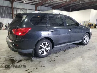 2017 Nissan Pathfinder SL with VIN 5N1DR2MN2HC613199, listed as a Copart auction lot 59520025 with 77,915 mi miles and Salvage title. Bid and sale history available at DreamBid. Image 3.