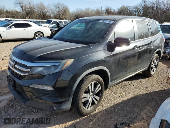 2016 Honda Pilot EX-L z VIN 5FNYF5H55GB013143, wystawiony jako Copart lot #48812335 z przebiegiem 189 230 mil mil oraz Szkoda całkowita • Salvage title. Historia ofert i sprzedaży dostępna na DreamBid. Obrazek 1.