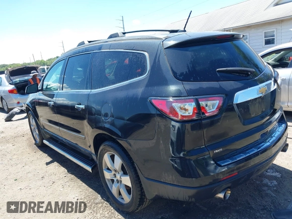 2015 Chevrolet Traverse LTZ with VIN 1GNKVJKDXFJ279029, listed as a IAAI auction lot 39694033 with 151,241 mi miles and . Bid and sale history available at DreamBid. Image 3.