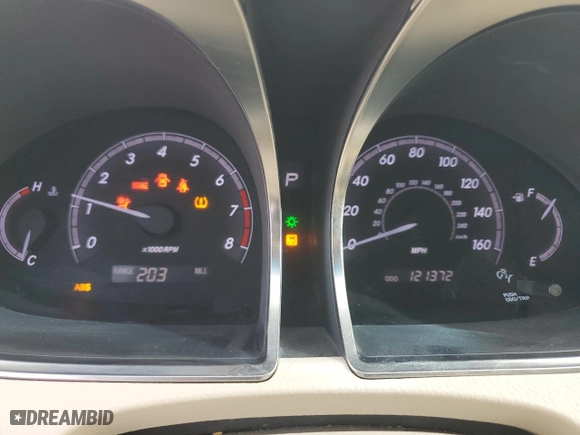 2011 Toyota Avalon with VIN 4T1BK3DB0BU439710, listed as a Copart auction lot 50454095 with 121,372 mi miles and Salvage Title. Bid and sale history available at carsss.com. Image 9.