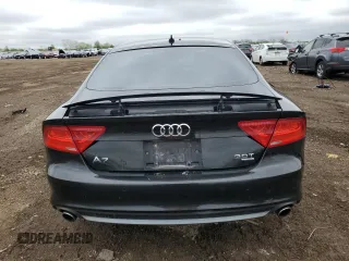 2012 Audi A7 Prestige with VIN WAUSGAFC0CN004453, listed as a Copart auction lot 54923205 with 217,544 mi miles and Salvage title. Bid and sale history available at DreamBid. Image 6.
