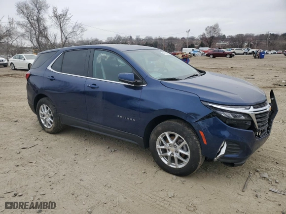 2022 Chevrolet Equinox LT with VIN 3GNAXUEV8NL174976, listed as a Copart auction lot 49132335 with 62,067 mi miles and Salvage Title. Bid and sale history available at carsss.com. Image 4.