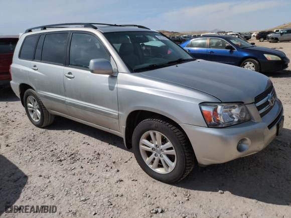 2006 Toyota Highlander Hybrid with VIN JTEEW21A660016439, listed as a Copart auction lot 52126505 with 133,145 mi miles and Clean Title. Bid and sale history available at carsss.com. Image 4.