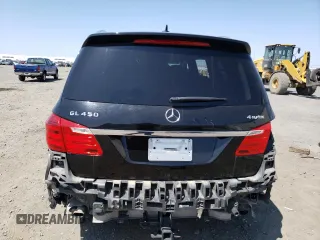 2015 Mercedes-Benz GL-Class GL 450 with VIN 4JGDF6EE7FA502753, listed as a Copart auction lot 54593083 with 136,804 mi miles. Bid and sale history available at carsss.com. Image 6.