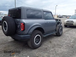 2023 Ford Bronco with VIN 1FMDE5CP2PLC03002, listed as a IAAI auction lot 41716102 with 23,529 mi miles. Bid and sale history available at carsss.com. Image 4.