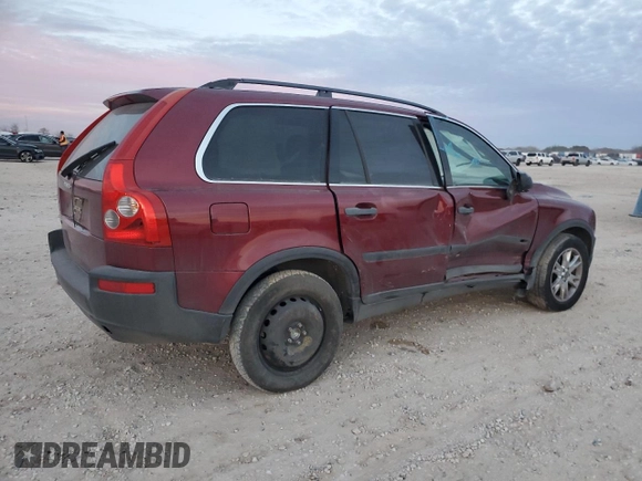 2006 Volvo XC90 2.5L Turbo with VIN YV4CY592961297213, listed as a Copart auction lot 42328955 with 214,701 mi miles and Salvage Title. Bid and sale history available at carsss.com. Image 3.