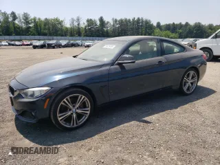 2015 BMW 4 Series 435i xDrive z VIN WBA3R5C55FK371298, wystawiony jako Copart lot #59415455 z przebiegiem 90 301 mil mil oraz Czysty tytuł • Clean title. Historia ofert i sprzedaży dostępna na DreamBid. Obrazek 1.