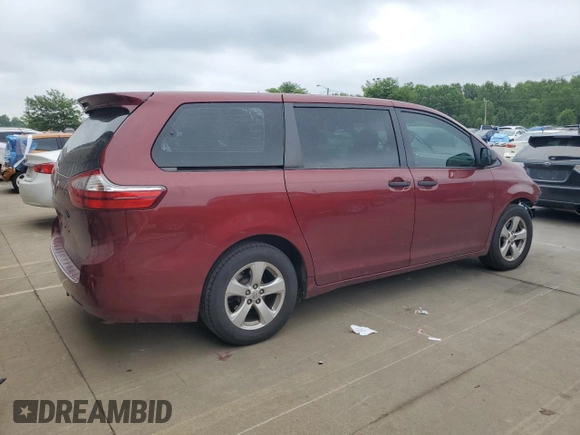 2015 Toyota Sienna L with VIN 5TDZK3DC5FS634370, listed as a Copart auction lot 63488005 with 115,815 mi miles and Salvage title. Bid and sale history available at DreamBid. Image 3.