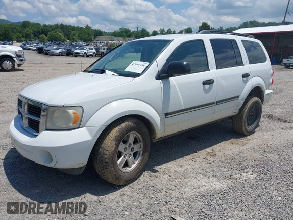 2007 Dodge Durango SLT with VIN 1D8HD48P97F505866, listed as a IAAI auction lot 42446196 with 284,214 mi miles and . Bid and sale history available at DreamBid. Image 2.