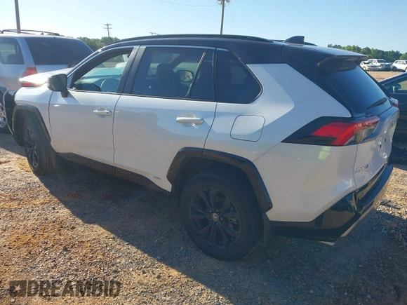 2023 Toyota RAV4 Hybrid XSE with VIN 2T3E6RFV1PW038080, listed as a IAAI auction lot 42518107 with 14,430 mi miles and . Bid and sale history available at DreamBid. Image 3.