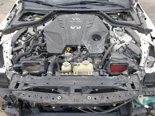 2019 Infiniti Q50 RED SPORT 400 with VIN JN1FV7AP3KM760521, listed as a IAAI auction lot 41469103 with 85,768 mi miles. Bid and sale history available at carsss.com. Image 10.