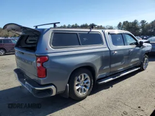 2021 Chevrolet Silverado 1500 LTZ with VIN 1GCUYGEDXMZ200545, listed as a Copart auction lot 43721165 with 58,623 mi miles and Salvage Title. Bid and sale history available at DreamBid. Image 3.