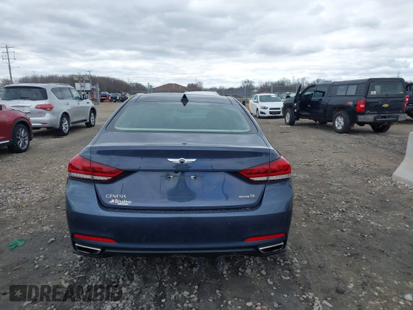 2015 Hyundai Genesis 3.8L with VIN KMHGN4JE4FU093636, listed as a IAAI auction lot 42021732 with 130,512 mi miles. Bid and sale history available at carsss.com. Image 16.