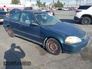 1997 Honda Civic DX with VIN 1HGEJ622XVL073128, listed as a IAAI auction lot 41721903 with 177,616 mi miles. Bid and sale history available at carsss.com. Image 1.