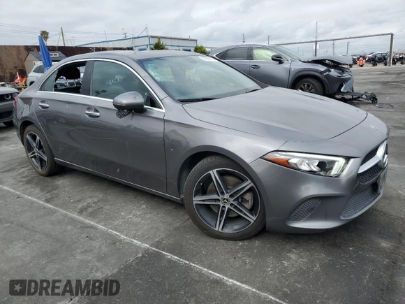 2021 Mercedes-Benz A 220 with VIN W1K3G4EB8MJ296420, listed as a Copart auction lot 55808815 with 157,547 mi miles and Salvage title. Bid and sale history available at DreamBid. Image 4.