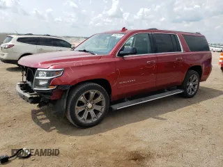 2015 Chevrolet Suburban LTZ with VIN 1GNSKKKC6FR556105, listed as a Copart auction lot 64034304 with 106,269 mi miles and Salvage Title. Bid and sale history available at DreamBid. Image 1.