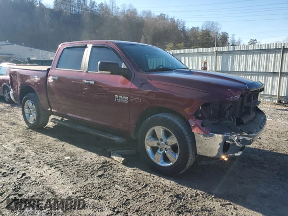 2017 Ram 1500 Big Horn with VIN 1C6RR7LM4HS881037, listed as a Copart auction lot 43781335 with 101,829 mi miles and Salvage Title. Bid and sale history available at carsss.com. Image 4.