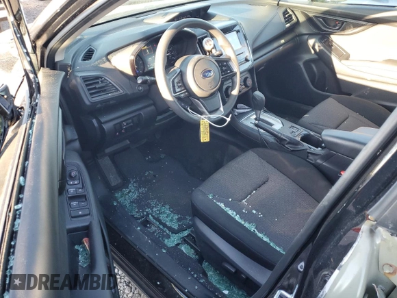 2023 Subaru Impreza Premium with VIN 4S3GTAD6XP3705214, listed as a Copart auction lot 47728055 with 22,913 mi miles and Salvage title. Bid and sale history available at DreamBid. Image 8.