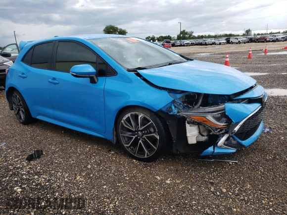 2019 Toyota Corolla Hatchback SE with VIN JTNK4RBE8K3055593, listed as a Copart auction lot 64194594 with 157,171 mi miles and Salvage Title. Bid and sale history available at carsss.com. Image 4.